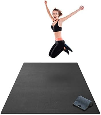 Premium Extra Thick Large Exercise Mat - 7' x 4' x 8mm Ultra Durable, Non-Slip, Workout Mats for ... | Amazon (US)