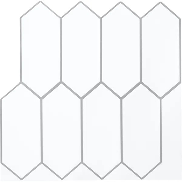 10" x 10" Vinyl Peel & Stick Subway Tile | Wayfair North America
