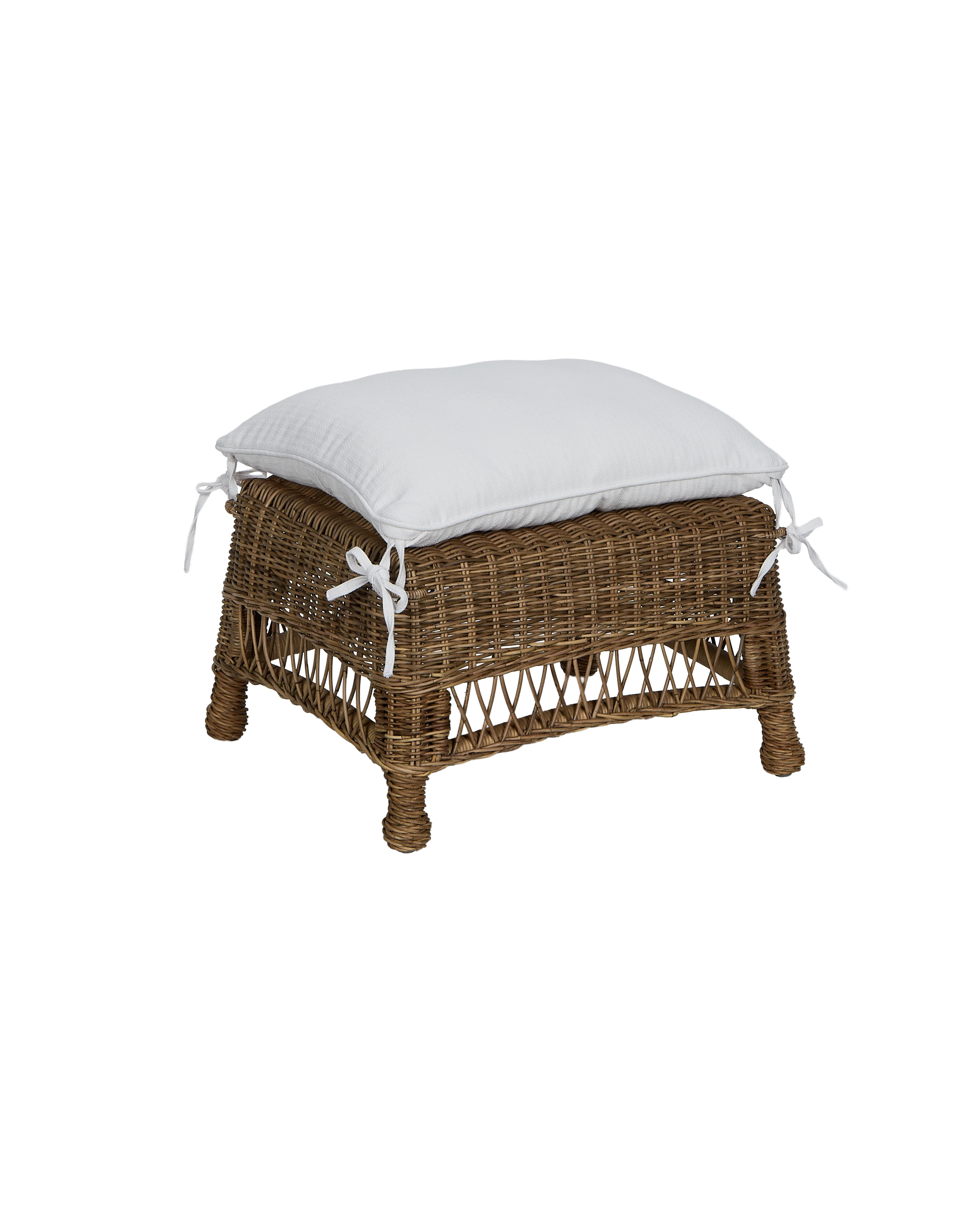 Kickback Ottoman - Shell | Olive Ateliers