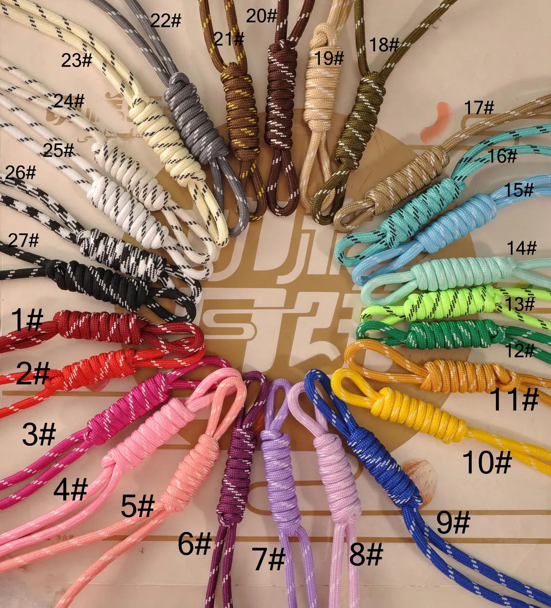 1-100pc,27 Colors,rope Purese Charm,bag Keychain Accessories，rope Bag Charms for Purse,handmade... | Etsy (US)