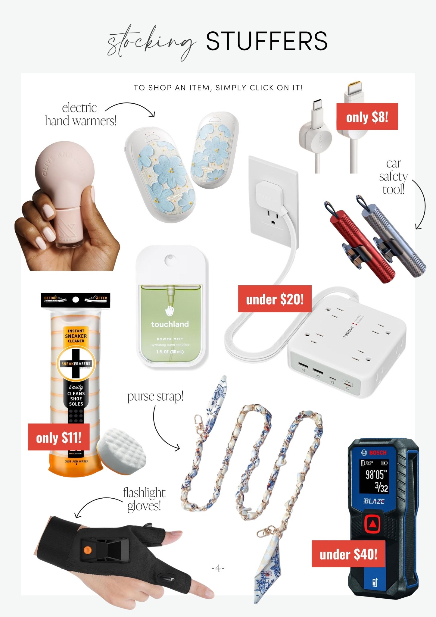 Stocking stuffers! Small but mighty — these are the best finds that make perfect stocking stuffers or Secret Santa gifts! 

ComeStayAwhile, Amanda Vernaci 

StockingStuffers | HolidayFinds | Under25 | ComeStayAwhile | AmandaVernaci | LTK gift guide | LTK holiday 


#LTKHoliday #LTKGiftGuide #LTKFamily