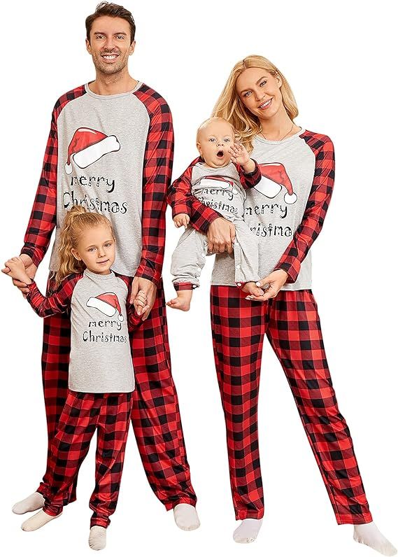 CALLA DREAM Christmas Pajamas for Family Christmas Pjs Matching Sets Mommy and Me Matching Outfit... | Amazon (US)