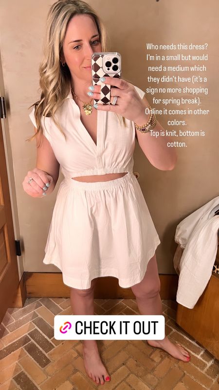 Vacation Dress

Cutout dress from Anthropologie. Runs true to size. Top is knit and the bottom is cotton. Multiple colors offered. 

#anthro #cutoutdress #whitedress #resortwear #bacation #dress 



#LTKstyletip #LTKtravel #LTKfindsunder100