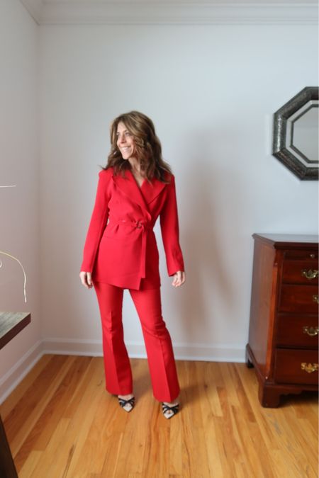 Red suiting 

#LTKSeasonal #LTKstyletip #LTKparties