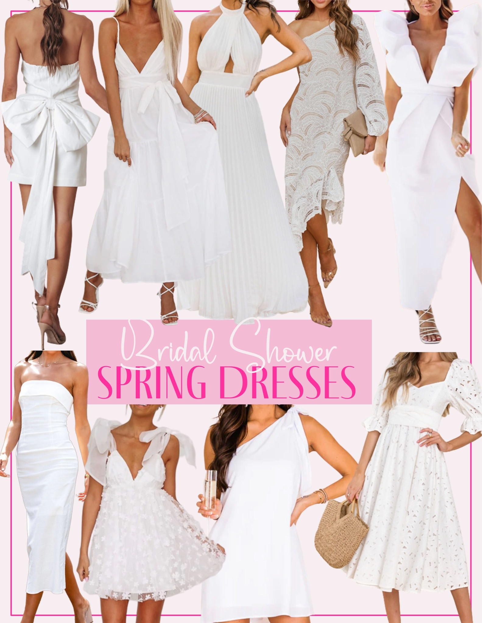 Spring Bridal Shower Dresses 

#LTKunder100 #LTKSeasonal #LTKwedding
