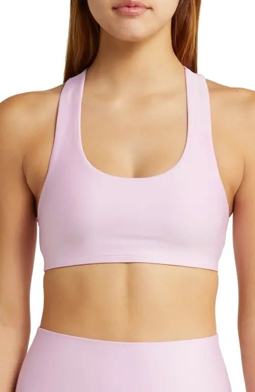 Alo AIrlift Advantage Racerback Sports Bra in Sugarplum Pink at Nordstrom, Size Small | Nordstrom