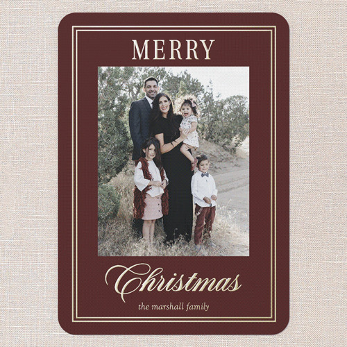 Elegant Luster Holiday Card | Shutterfly
