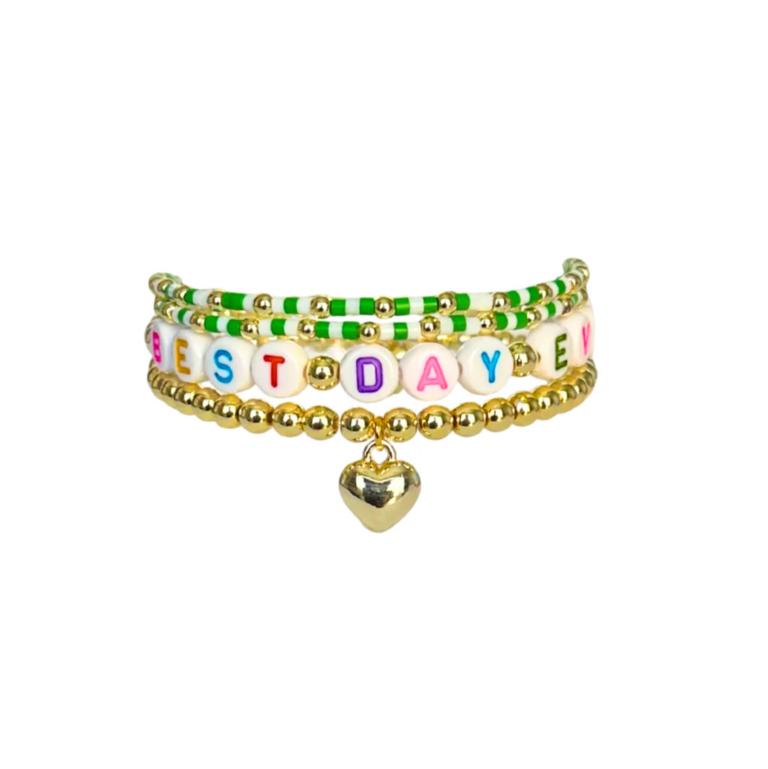 The Best Day Ever Stack | Cocos Beads and Co