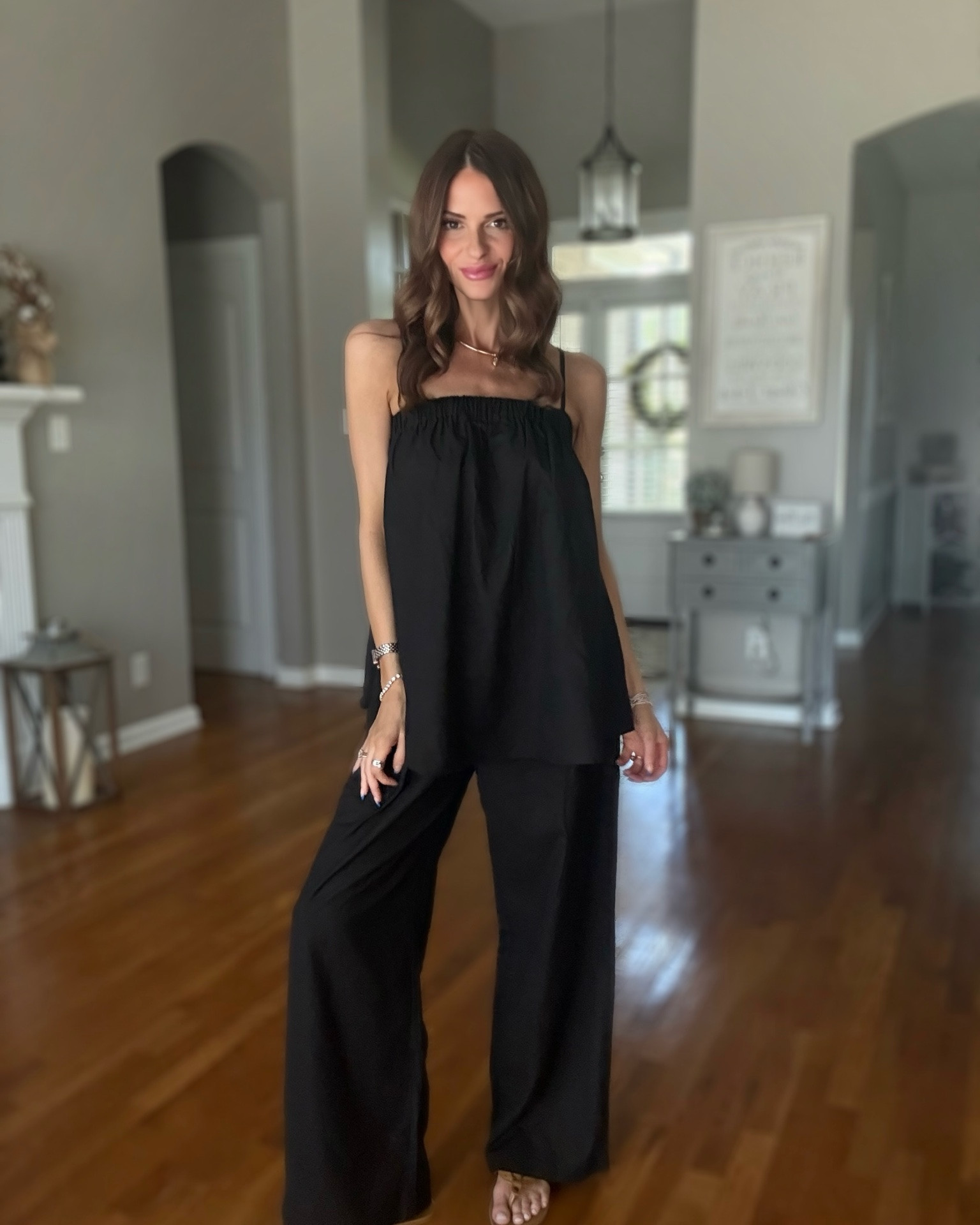 Adorable solid black, linen pants set from Chicwish. I’m wearing a size small. I love the fit and style of this one!

#LTKootd #LTKdayinmylife #LTKSeasonal