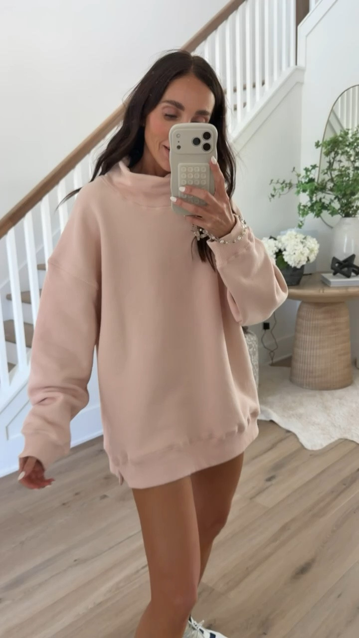 FP Movement oversized sweatshirt, I'm wearing XS in sweatshirt and tank, S in shorts.

comfy style, relaxed outfit, free people, athleisure look, summer outfit, annabrstyle

#LTKOver40 #LTKActive #LTKootd