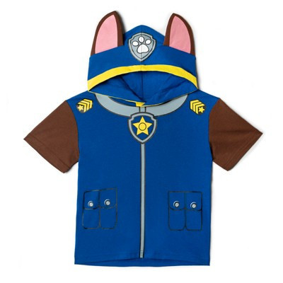 PAW Patrol Paw Chase Big Boys Hooded Matching Family Cosplay T-Shirt Dark Blue 10-12 | Target