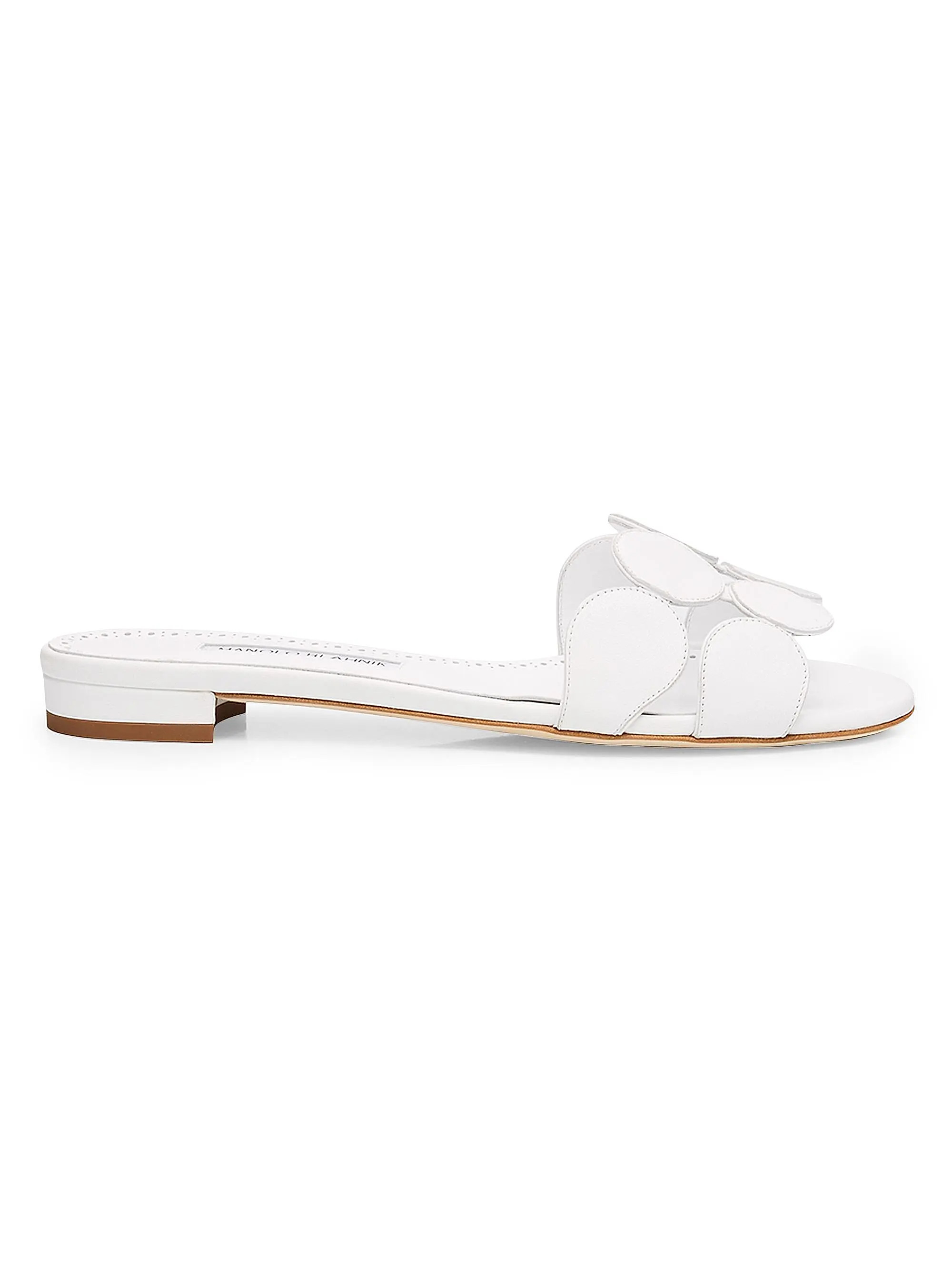 Manolo Blahnik Haribal Leather Sandals | Saks Fifth Avenue | Saks Fifth Avenue