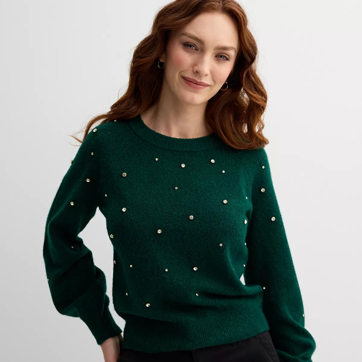 Women's Draper James All Over Embellished Sweater | Kohl's