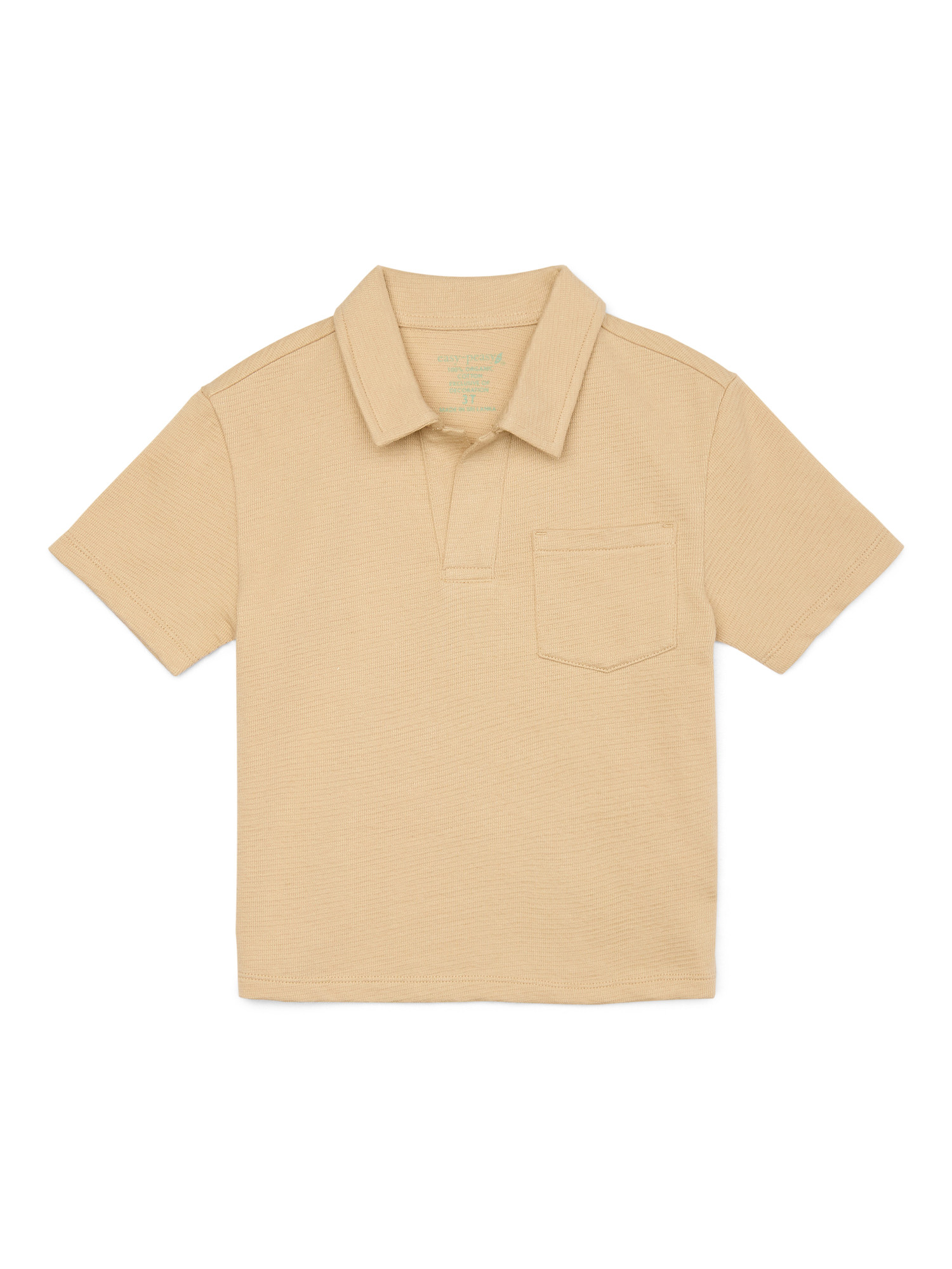 easy-peasy Toddler Boy Short Sleeve Jacquard Polo, Sizes 18M-5T | Walmart (US)