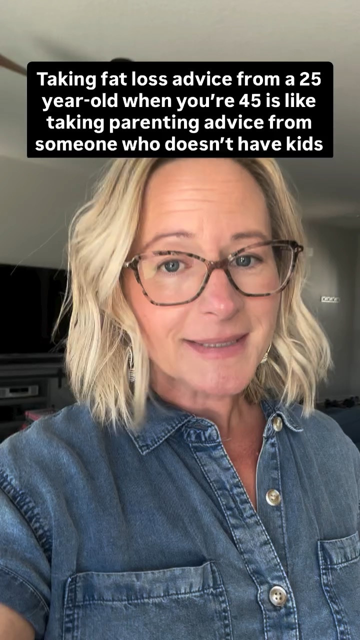 The biggest lie women over 40 have been sold?

That if you’re not getting results, you need to try harder.

Most of my clients aren’t struggling because they’re lazy.

They’re struggling because they’re following fitness advice designed for a completely different stage of life.

If you’re doing all the “right things” and still not seeing results, it may not be a motivation problem.

It may be a strategy problem.

Comment SYSTEM if you’re ready for a fitness and nutrition plan that actually works for women over 40.