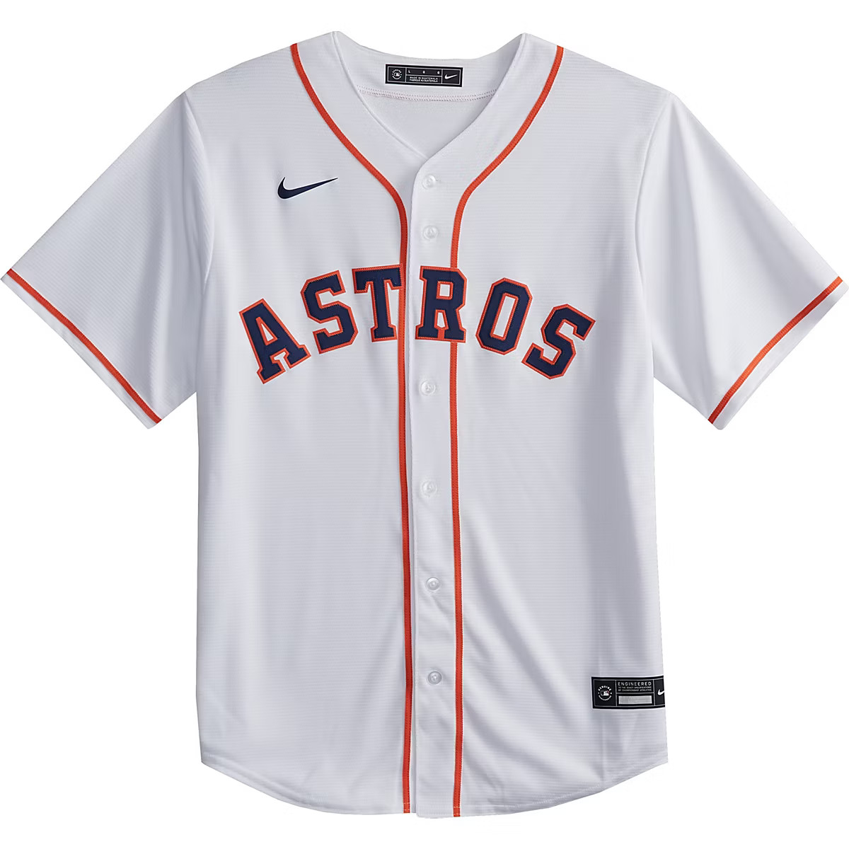 Nike Men's Houston Astros Blank Official Replica Home Jersey | Academy Sports + Outdoors