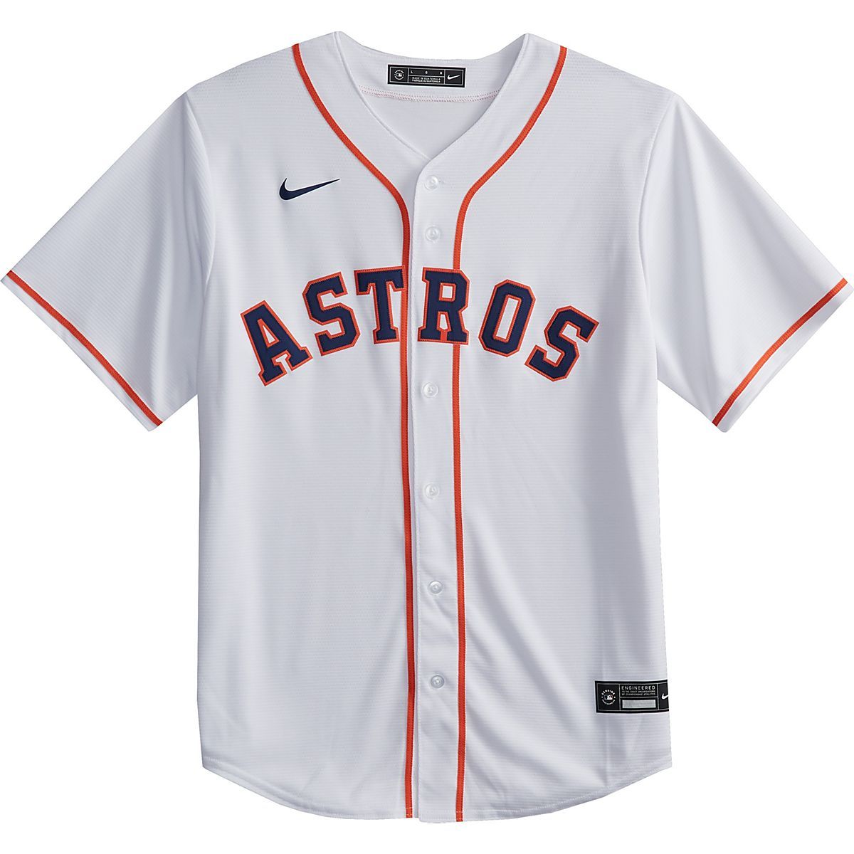 Nike Men's Houston Astros Blank Official Replica Home Jersey | Academy Sports + Outdoors