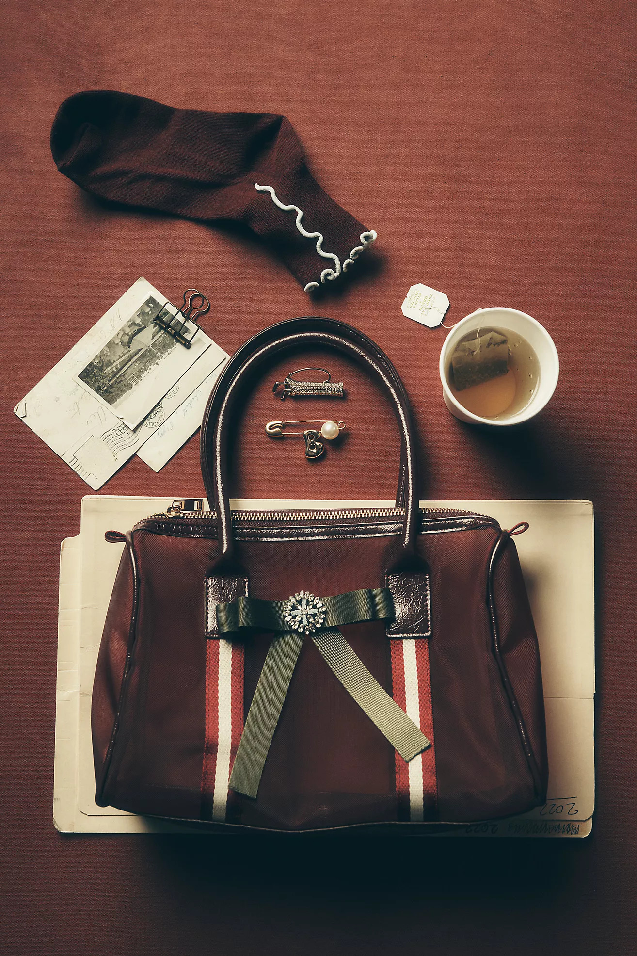 Daily Practice Mesh Stripe Tote Bag | Anthropologie (US)