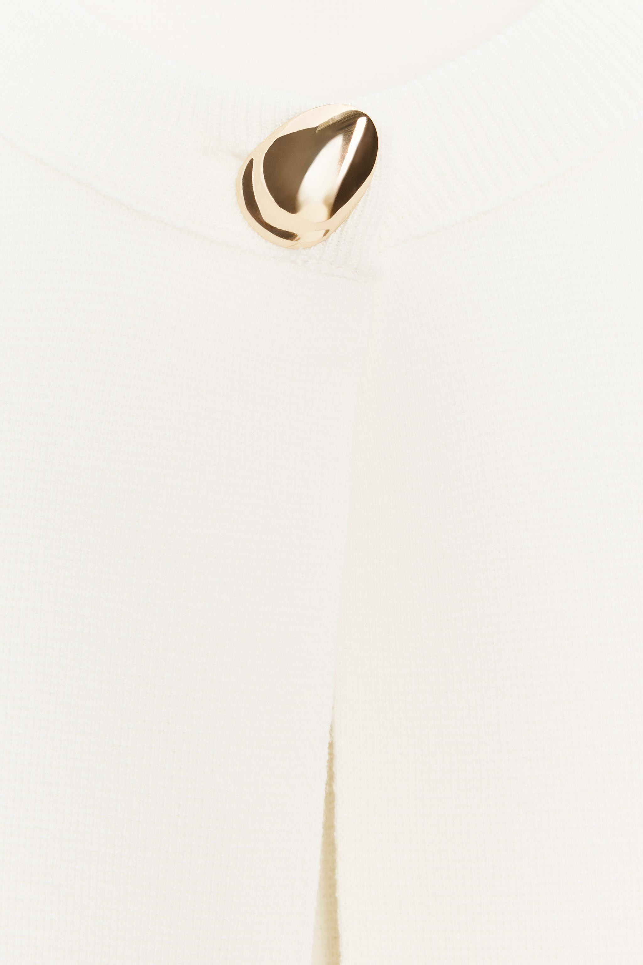 SHORT SLEEVE KNIT CARDIGAN | Zara US