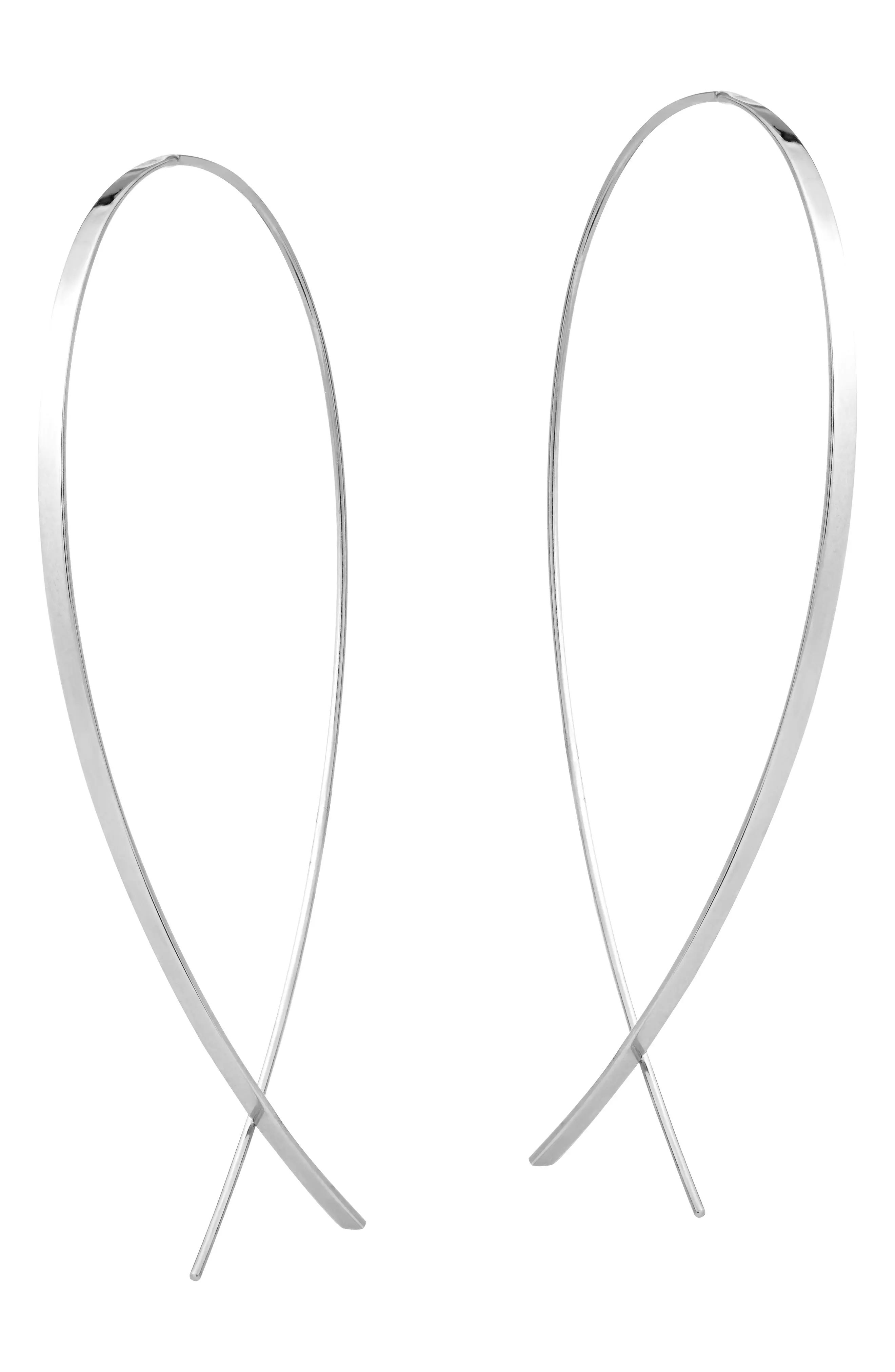 Medium Upside Down Hoop Earrings | Nordstrom