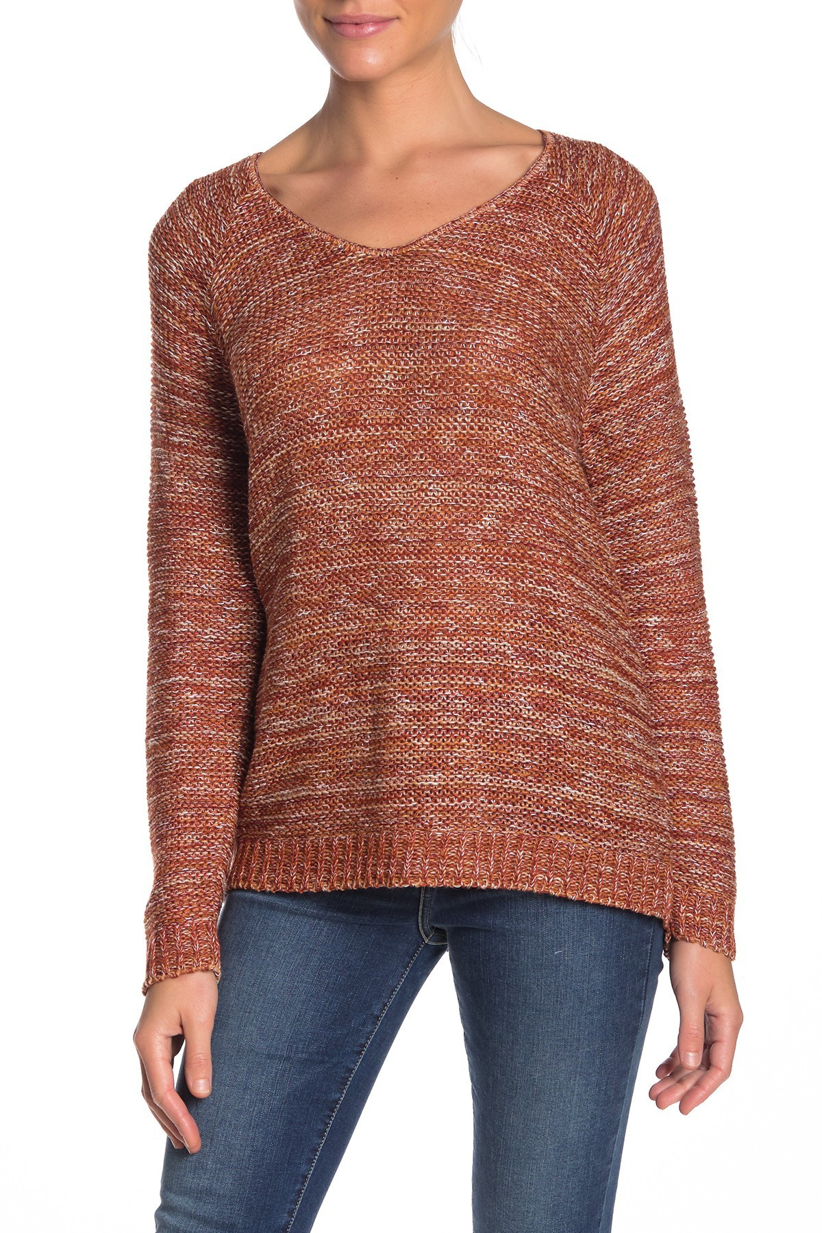 Deep V-Neck Strap Back Sweater | Nordstrom Rack