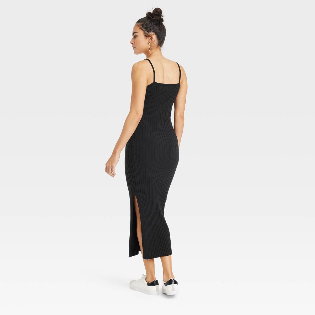 Women's Tank Maxi Sweater Dress - Universal Thread™ Black L | Target