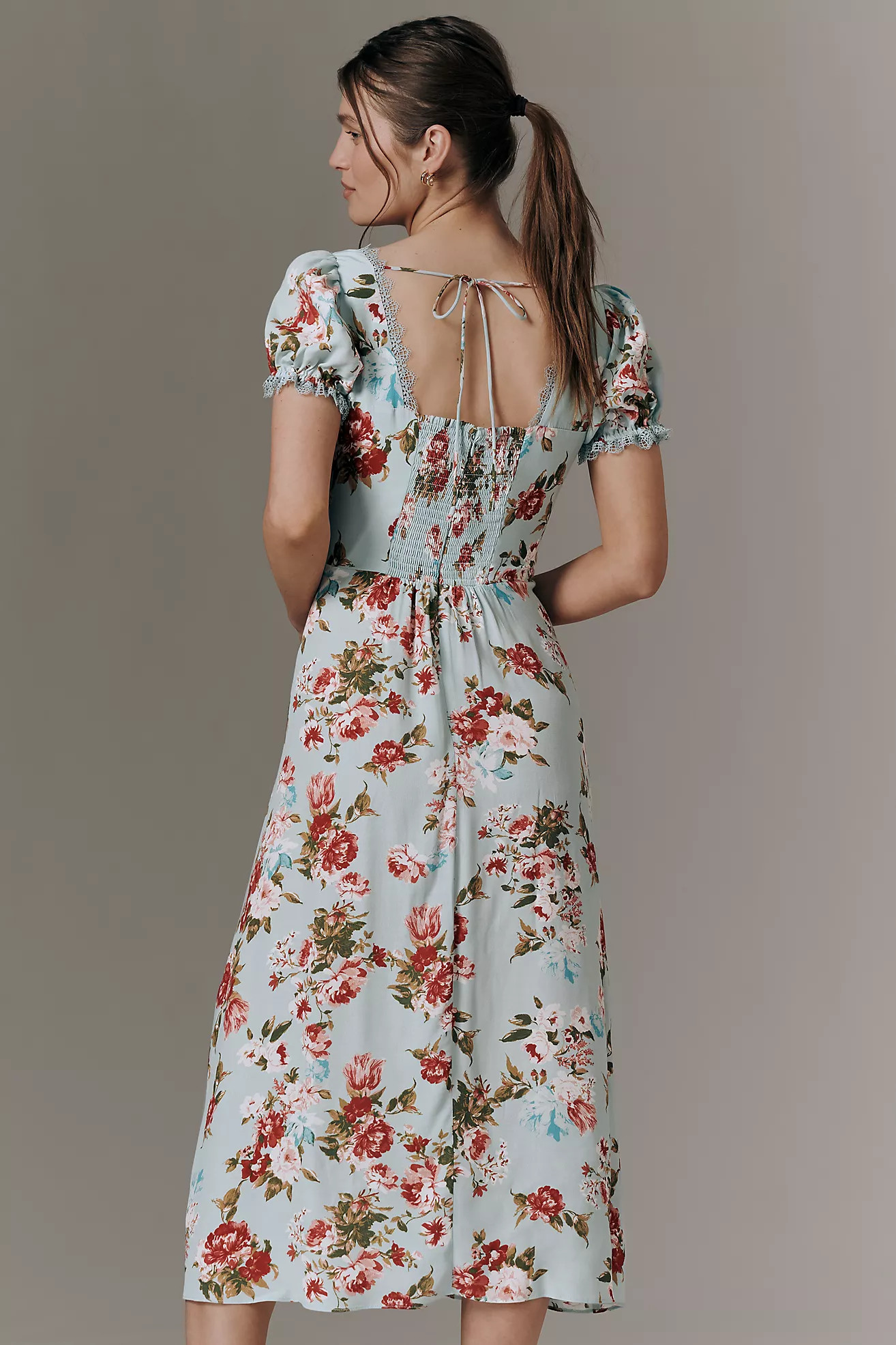 By Anthropologie Printed Midi Dress | Anthropologie (US)