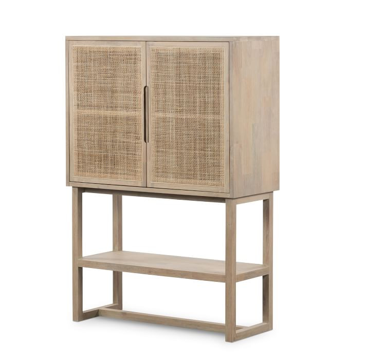 Yvette Woven Tall Cabinet (40") | West Elm (US)