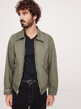 Cotton-Twill Garage Jacket | Banana Republic (US)