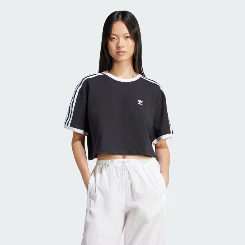 Adicolor 3-Stripes Loose Crop Tee | adidas (US)