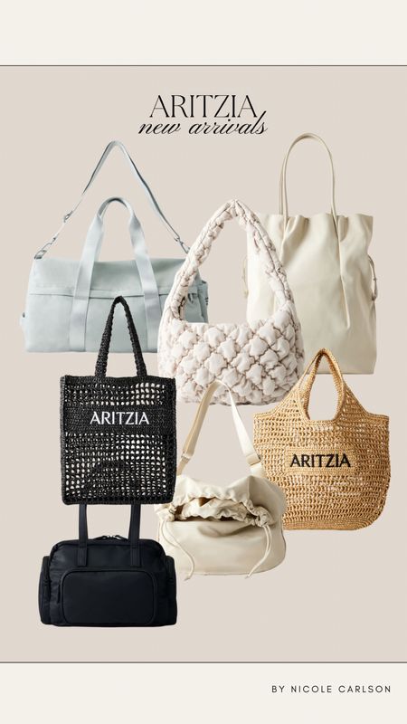 Aritzia new bags 

#LTKTravel #LTKStyleTip #LTKSeasonal