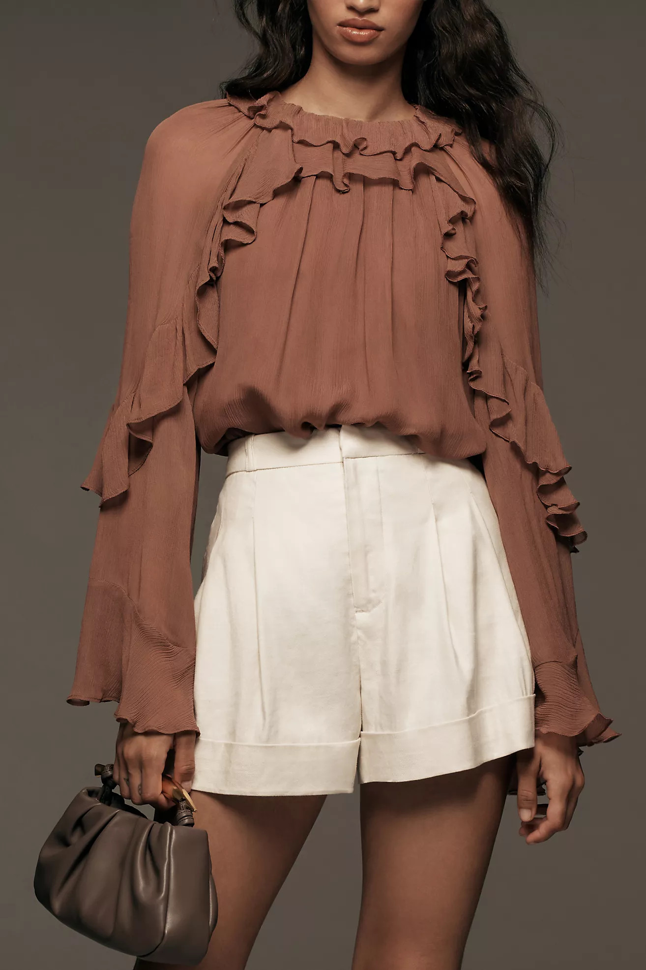 The Avery Pleated Trouser Shorts by Maeve: Cuffed Edition | Anthropologie (US)