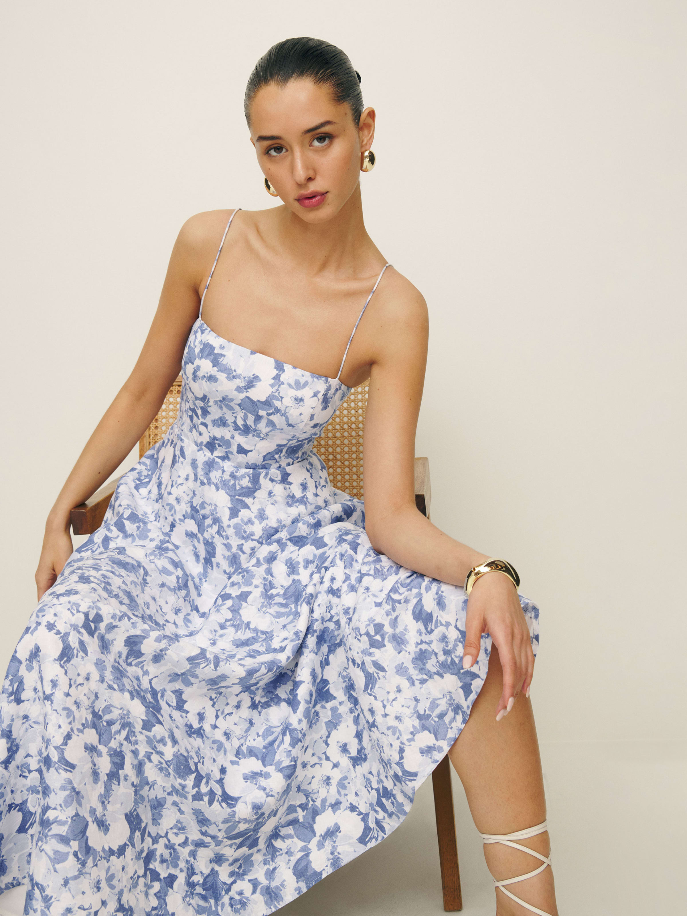 Monette Linen Dress | Reformation (Global)