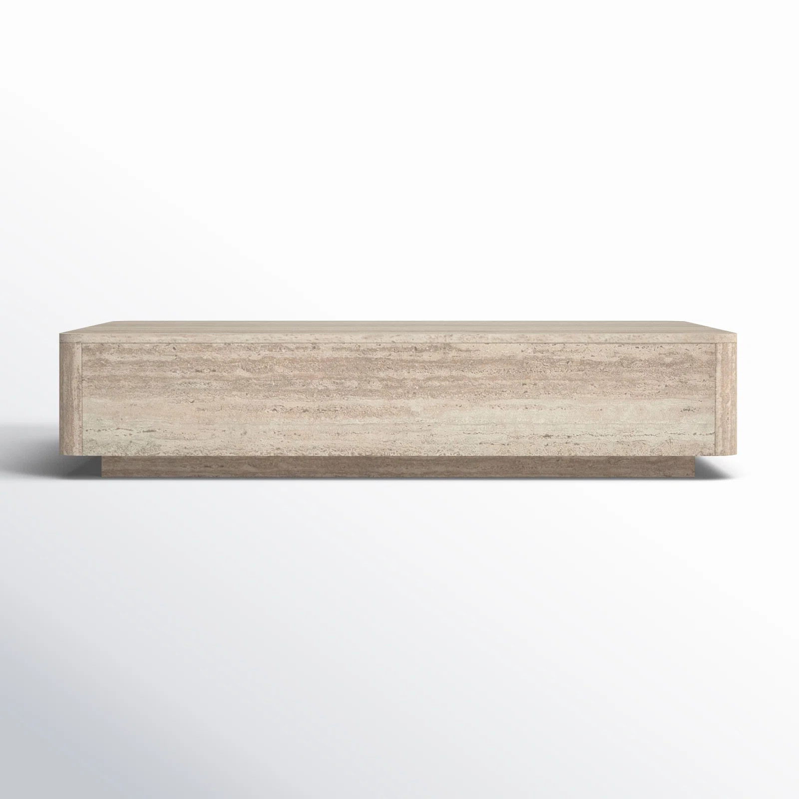 Joss & Main Seraphine Faux Travertine Rectangular Coffee Table & Reviews | Wayfair | Wayfair North America