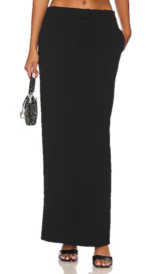 Tia Maxi Skirt in Black | Revolve Clothing (Global)