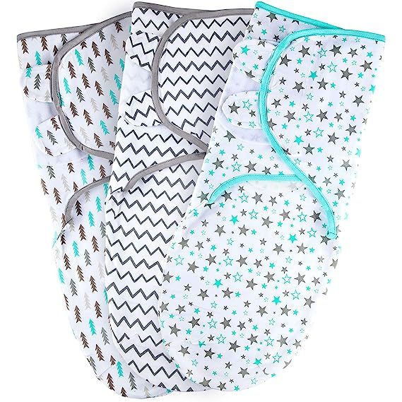 Baby Swaddle Blanket Wrap, 0-3-Month, Small-Medium, Newborn Babies Swaddling Sack, Infant Adjusta... | Amazon (US)