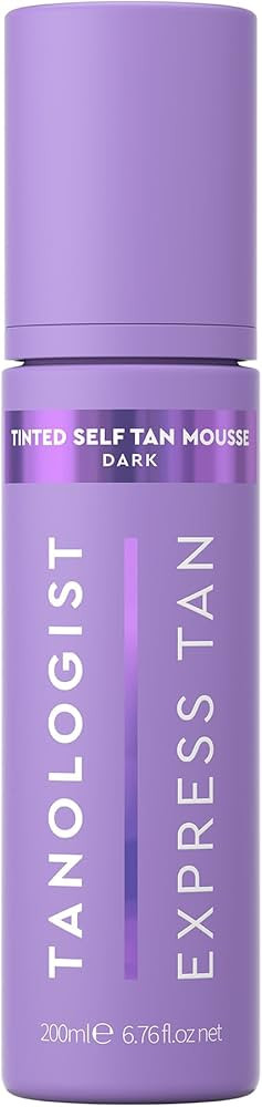 Tanologist Tinted Self-Tan Mousse - Dark - Express Tan, Quick Drying & Long Lasting - Dermatologi... | Amazon (US)