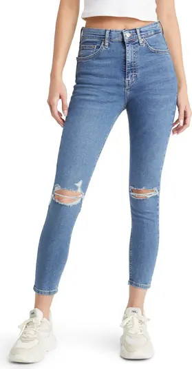 Topshop Jamie Ripped Ankle Skinny Jeans | Nordstrom | Nordstrom
