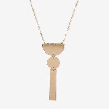 a.n.a Half Disc 32 Inch Cable Bar Pendant Necklace | JCPenney