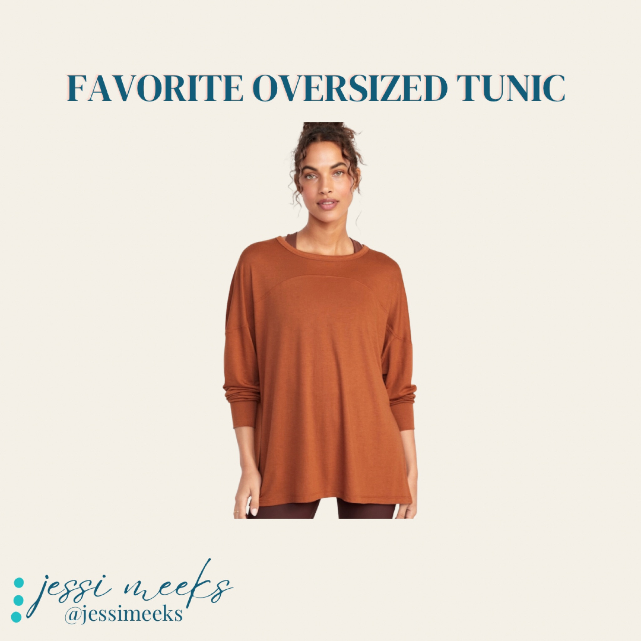 Oversized UltraLite All-Day Tunic for Women