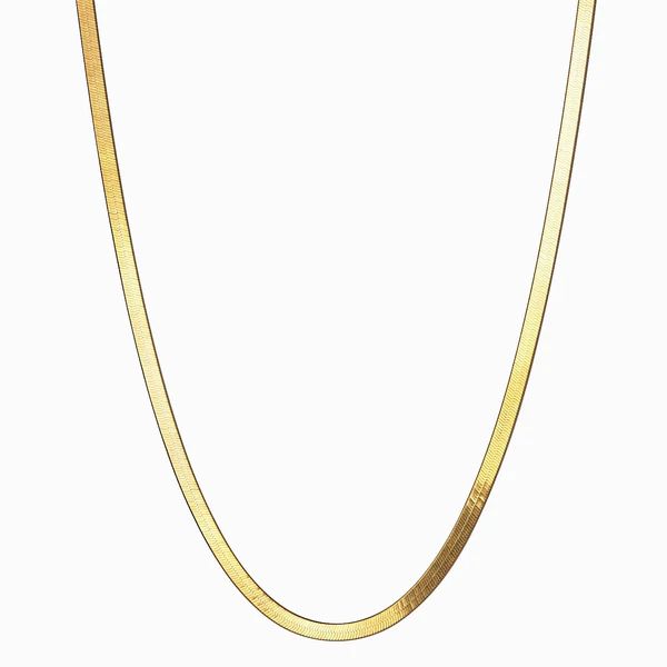 Herringbone Chain Necklace (18") | Awe Inspired