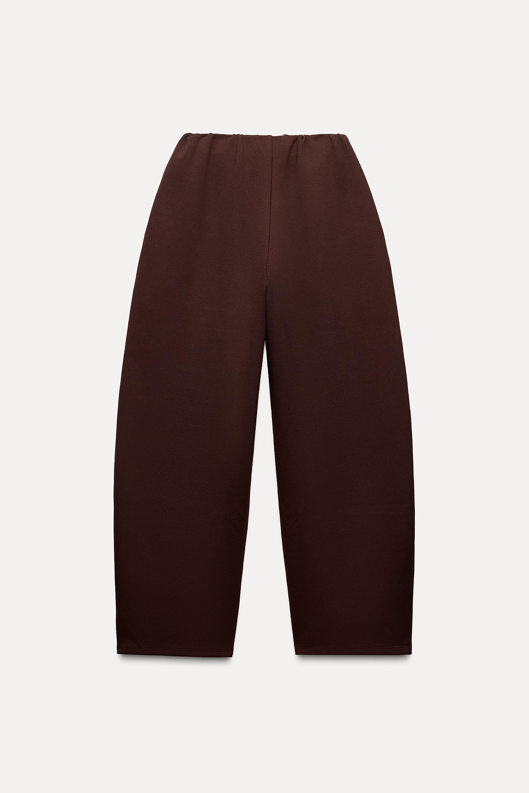 INTERLOCK BALLOON PANTS | Zara US