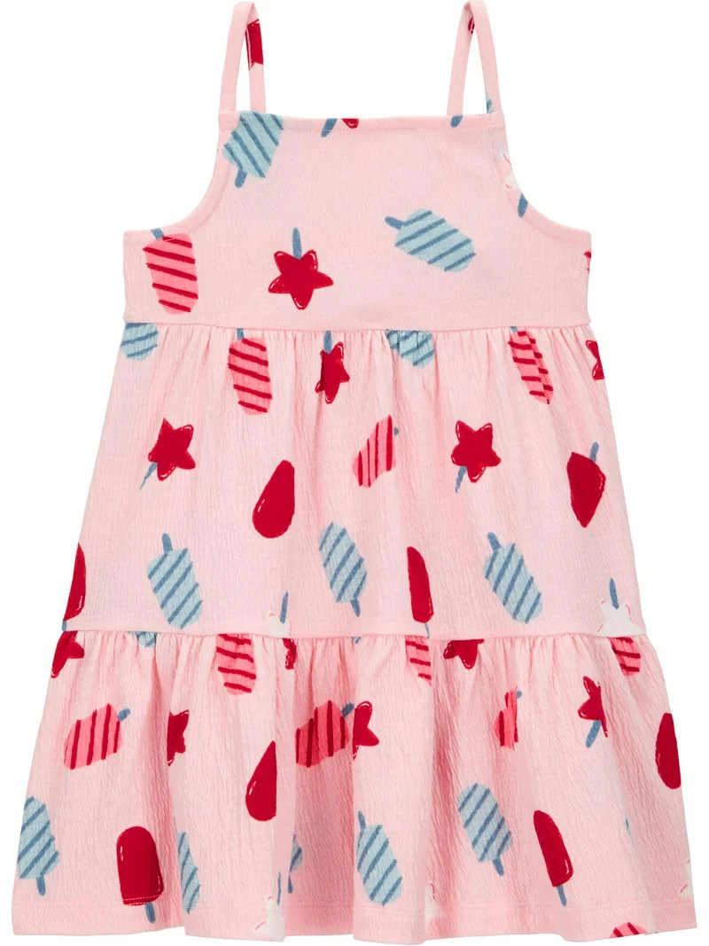 Carter's Child of Mine Baby and Toddler Girl Patriotic Dress, Sizes 12M-5T | Walmart (US)