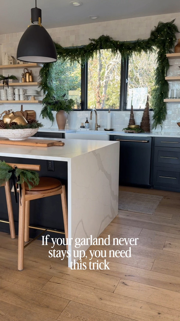 If your garland never stays up, you need this trick.