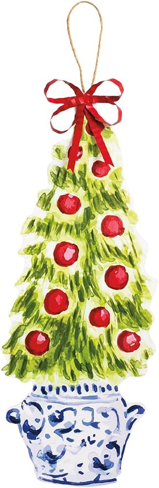 Mud Pie Christmas Tree Door Hanger | Amazon (US)