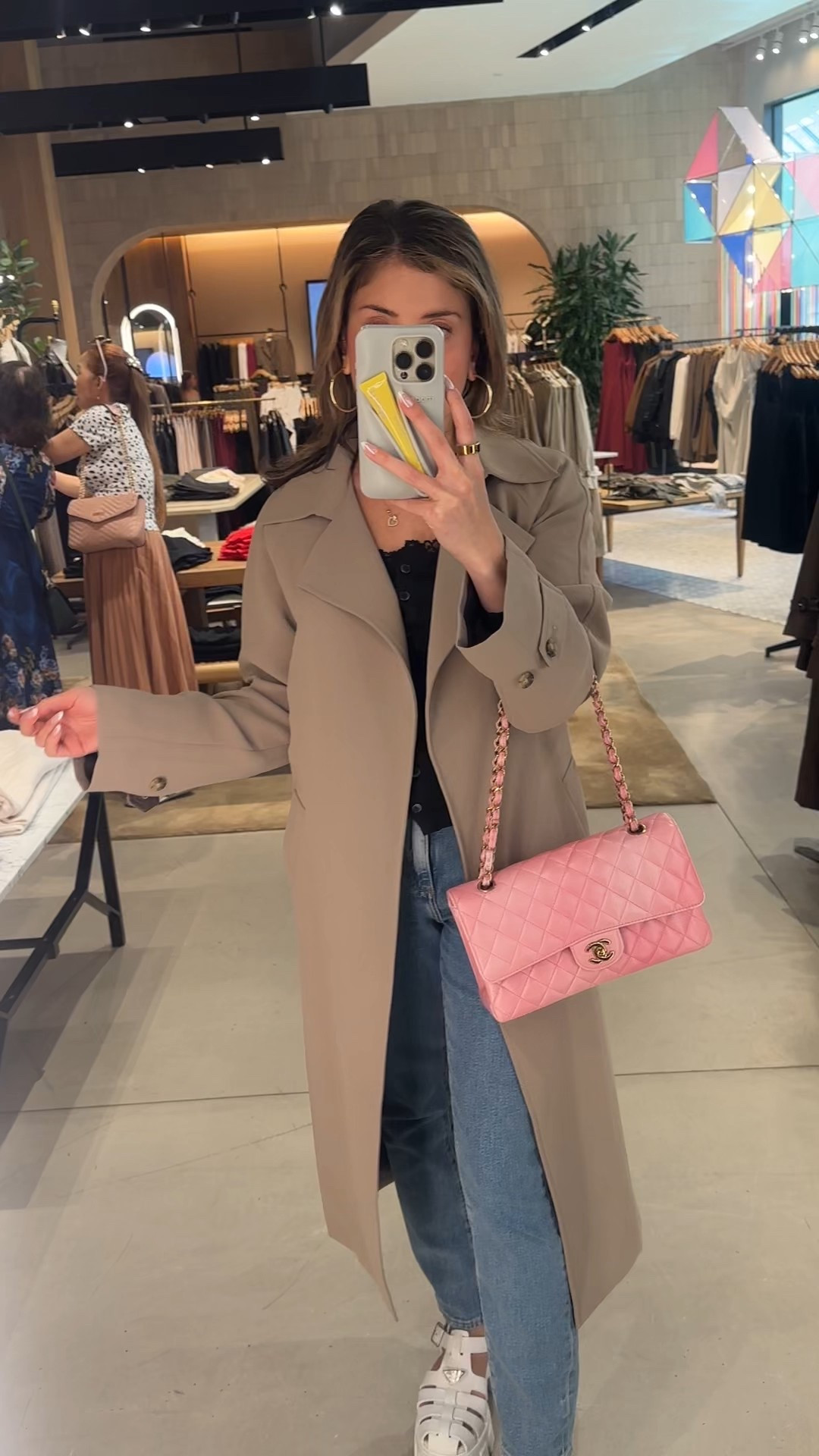 On sale: Aritzia trench coat (I’m 5’1” and wearing the 2XS)

#LTKootd #LTKSaleAlert #LTKCyberWeek