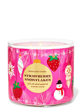 Strawberry Snowflakes


3-Wick Candle | Bath & Body Works