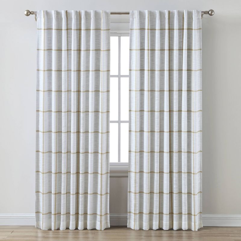 1pc 50"x84" Blackout Curtain Panel Gold - Threshold™ | Target