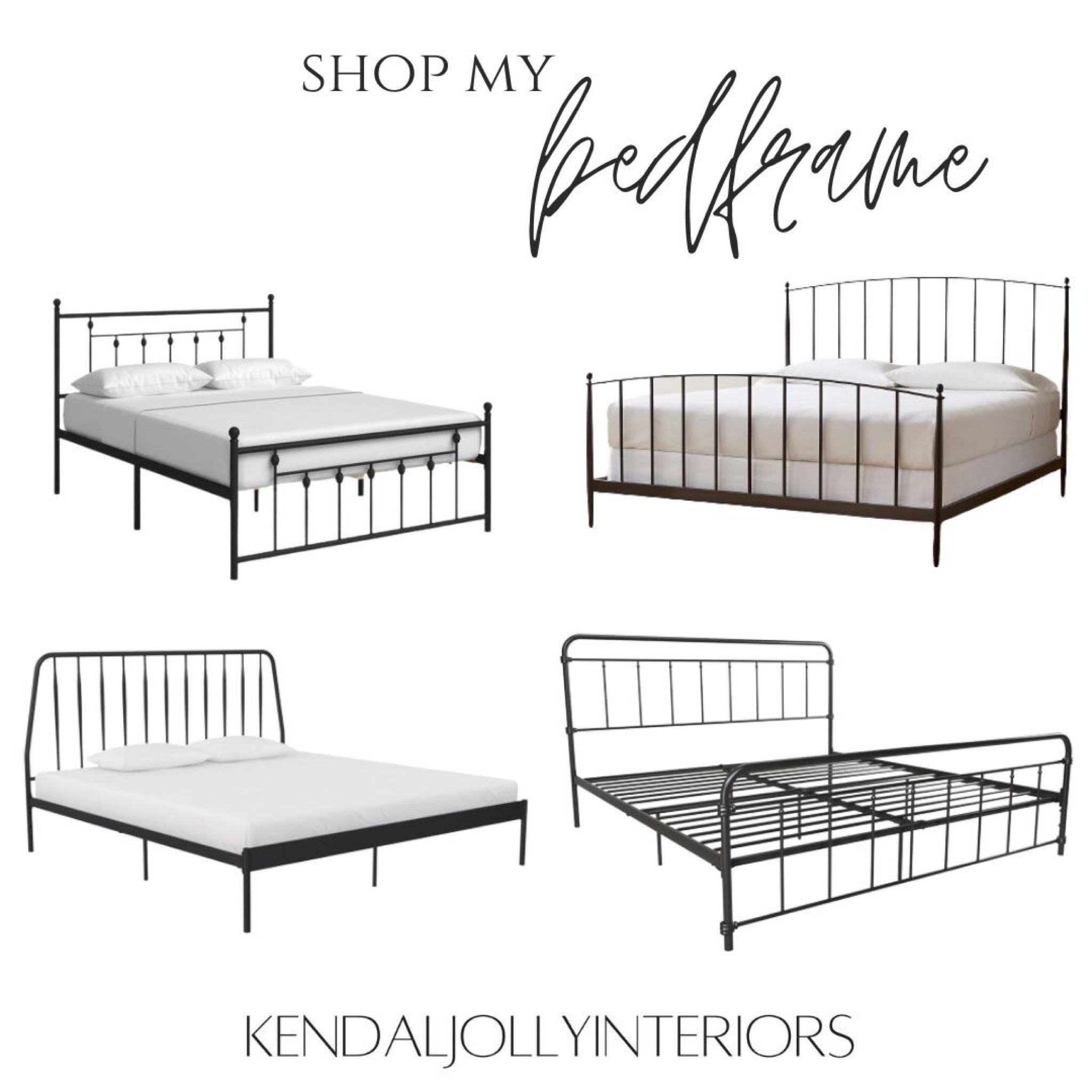 Shop my favorite bed frames that I think would work in every home ALL UNDER $300. 