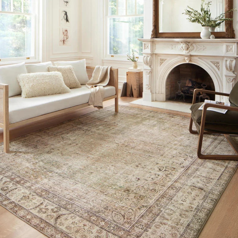 Loloi Margot Antique/Sage Area Rug feat. CloudPile | Wayfair North America